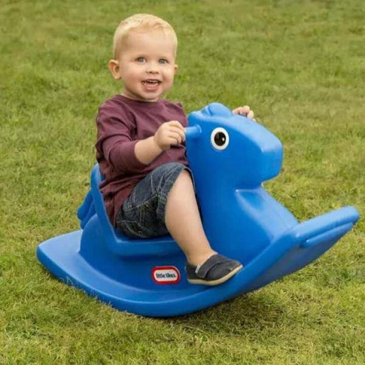 楽天市場】リトルタイクス ロッキングホース 木馬 ブルー Little Tikes 