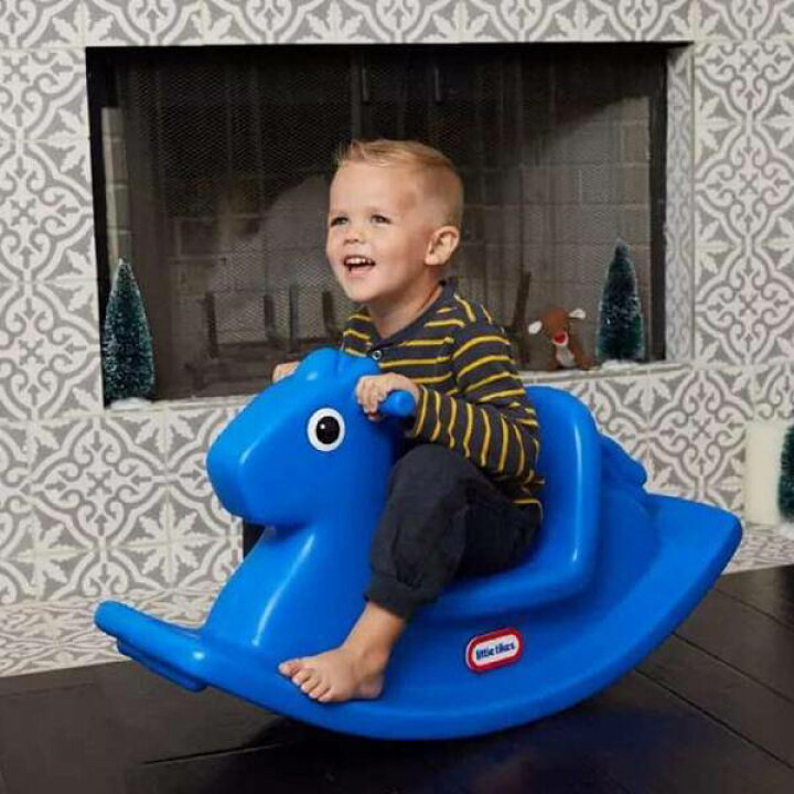 楽天市場】リトルタイクス ロッキングホース 木馬 ブルー Little Tikes 