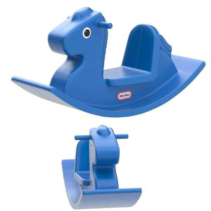 楽天市場】リトルタイクス ロッキングホース 木馬 ブルー Little Tikes 