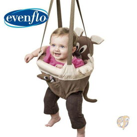 【Evenflo】赤ちゃん ジャンパー 室内 遊具 動物 運動 Brown 送料無料