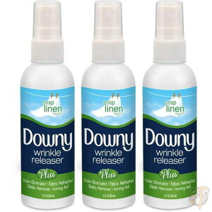 ダウニー Downy リンクル リリーサー プラス ファブリック スプレー 衣料用シワ取りスプレー リネンの香り 旅行用サイズ クルーズ付属品 3本セット 送料無料