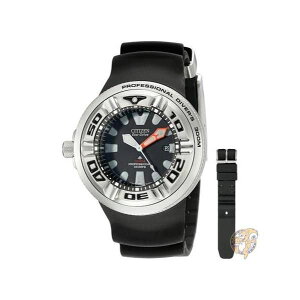 �y�|�C���g2�{!15���zCITIZEN �V�`�Y�� MODEL NO.bj8050-08e Men's ECO-DRIVE WR300 Professional Diver Black Rubber Strap �G�R�h���C�u �C�O���f�� �r���v �t�A���i ��������