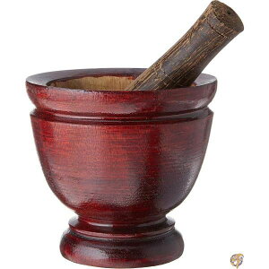 Thai Mortar Pestle Grinding Cookware Food Menu Recipe Kitchen Tool