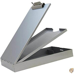 Cruiser Mate Aluminum Storage Clipboard, 1" Capacity, 8 1/2 x 12, Silver 