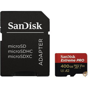 Sandisk Extreme PRO 400GB microSDXC[J[h SDSQXCZ-400G-GN6MA msAin 
