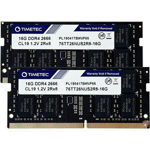 y|Cg3{!320`5zTimetec Hynix IC 32GB Lbg (2x16GB) DDR4 2666MHz PC4-21300 obt@Ȃ Non-ECC 