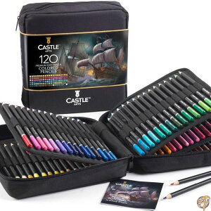 �y300�~�N�[�|���z�M���zCastle Art Supplies(�L���b�X���A�[�g�T�v���C�Y) 120�{�̐F���M���M �t�@�X�i�[���Z�b�g ��l�̃A�[�e�B�X�g�ɍœK | ��������