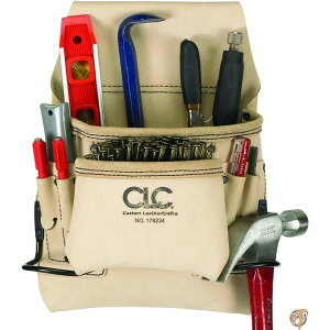 �y�ő�2000�~�N�[�|��15���zCustom Leathercraft1782348-Pocket Nail And Tool Bag-8-POCKET NAIL/TOOL