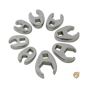 y|Cg3{4&5zSunex 9708 8 Piece 3/8-Inch Drive Fractional Crowfoot Flare Nut Wrench