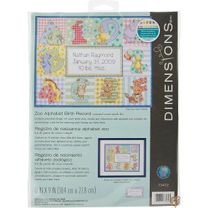 DIM �N���X�X�e�b�`�L�b�g Zoo Alphabet Birth Record (���a���L�^�E������) ��������