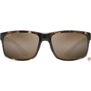 Maui Jim POKOWAI ARCH Polarized Rectangular Sunglasses h439-15t }ECW ΌY fB[X Yp TOX [sAi]
