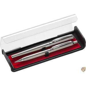 y|Cg3{!1428ԁz(Silver) - Pentel Libretto Roller Gel Pen and Pencil Set with Gift Box,