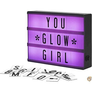 �yP2�{!20��&21���zMy Cinema Lightbox - RGB�J���[�`�F���W�V�l�}���C�g�{�b�N�X �~�j 100��LED���C�g�����Ɛ��� ��������
