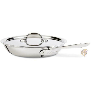 �y�N�[�|���z�M���zAll-Clad 41106 Stainless Steel Tri-Ply Bonded Dishwasher Safe Fry Pan with Lid/Cookware, 10-Inch, Silver by ��������