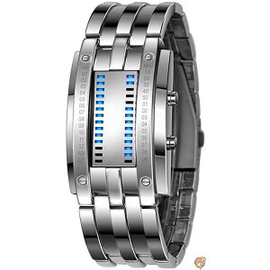 �y�|�C���g2�{!19��-20���z���j�Z�b�N�X �����` �傫�ȕ����� LED �f�W�^���E�H�b�` �d�q�� �����Y �r���v ���f�B�[�X �w�� �V���R���E�H�b�` Stainless ��������