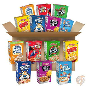 Kellogg's Breakfast Cereal �P���b�O ���H �V���A�� �o���G�e�B�p�b�N �A�\�[�g 48�� �q�� �����͂� ��������