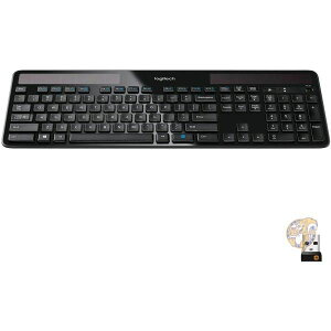 �y�N�[�|���z�M���z���W�e�b�N Logitech K750 ���C�����X�\�[���[�[�d�L�[�{�[�h 2.4GHz �u���b�N ��������
