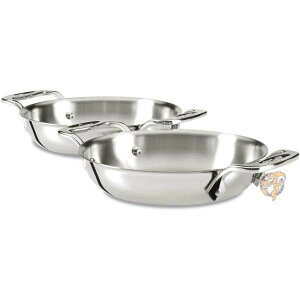 All-Clad E849B264 Stainless Steel Gratins, Silver, Set of Two by ��������