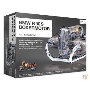 �y�ő�2000�~�N�[�|��15���zBMW R 90 S Boxermotor: Flat-Twin Engine / Bauen Sie Ihr eigenes klassisches BMW-Zweizylinder-Boxermodell aus dem Jahr 1973 200-Teile-Bausatz