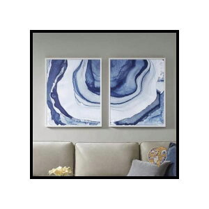 �y�ő�2026�~�N�[�|���z�M���z�yMadison Park�zwall deco �G�� ���_���A�u�X�g���N�g 2pc Blue ��������