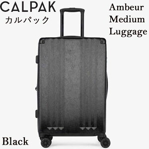 y1000~/555~N[|26ԁzCALPAK Ambeur Medium Luggage JpbN X[cP[X ~fBA Q[W L[P[X  Black 