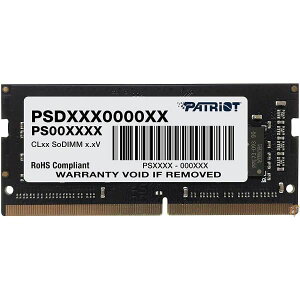 �y�|�C���g2�{!19��-20���zPatriot Memory DDR4 2133MHz PC4-17000 8GB �m�[�g�p�\�R���p������ SODIMM 1.2V ��������