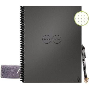 Rocketbook (���P�b�g�u�b�N) �X�}�[�g�ė��p�\�m�[�g�u�b�N - �h�b�g�O���b�h ���ɗD�����m�[�g�u�b�N Pilot (�p�C���b�g) ��������