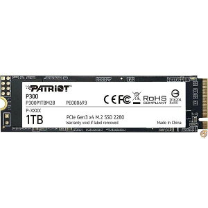 Patriot Memory P300 1TB M.2 SSD 2280 NVMe PCIe Gen 3x4 ^SSD P300P1TBM28 