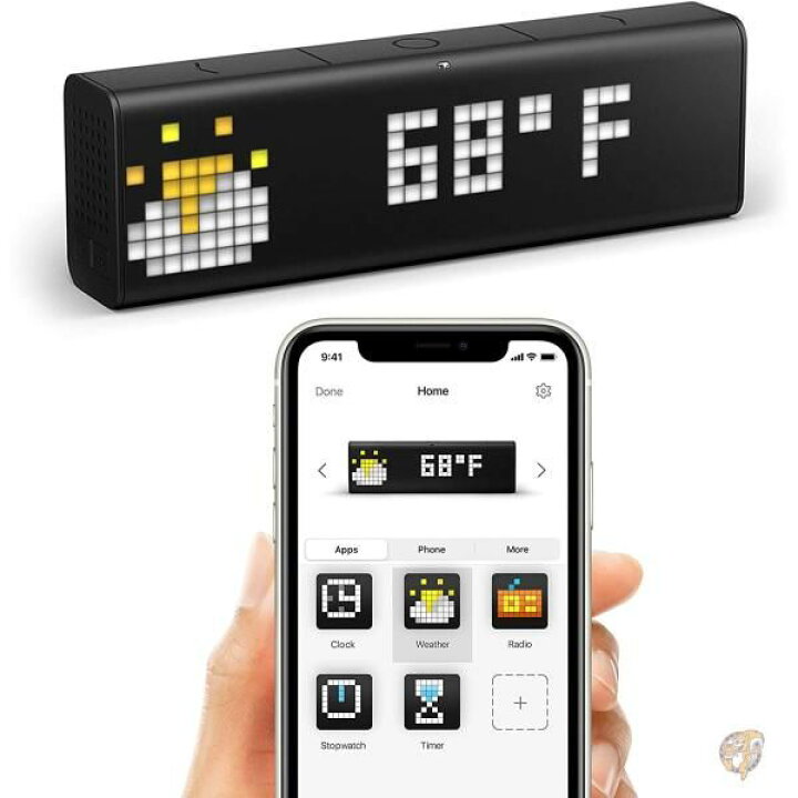楽天市場】LaMetric Time アプリ付きWi-Fi時計 送料無料 : パームス 