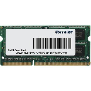Patriot Memory DDR3 1600MHz 8GB PC3-12800 CL11 SODIMM ノートパソコン用メモリ 低電圧 送料無料