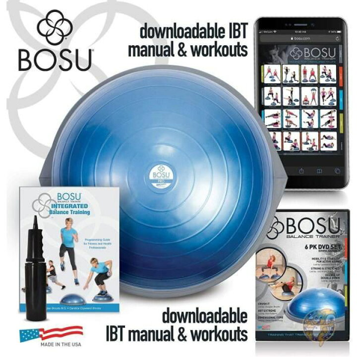 楽天市場】BOSU プロバランストレーナー 72-10850-P ワークアウト 送料 