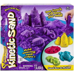 �y�N�[�|���z�M���z�L�l�e�B�b�N�T���h �Z�b�g �p�[�v��Kinetic Sand - Sandbox & Molds Bluedbox Activity Set �y���s�A���i�z ��������