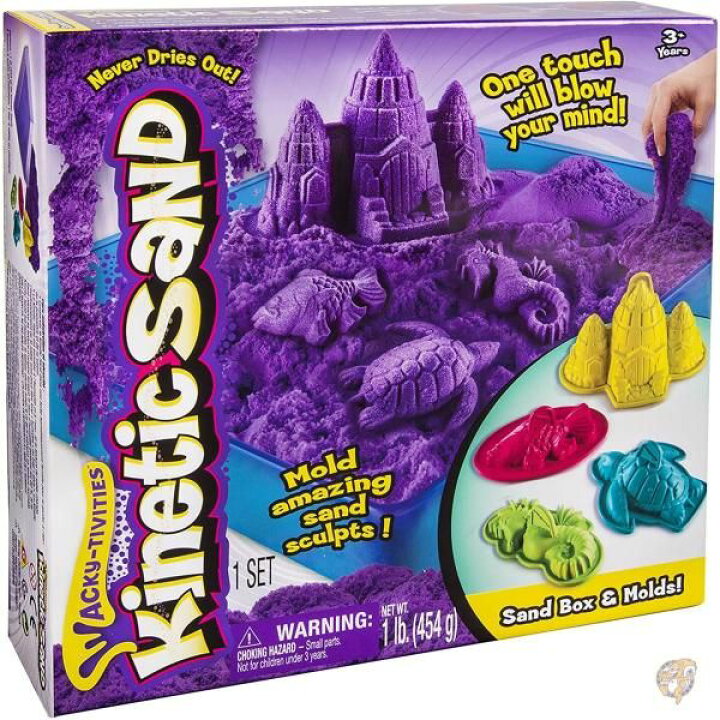 楽天市場】キネティックサンド セット パープルKinetic Sand - Sandbox 