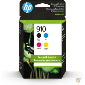 HP 910 | インクカートリッジ4個 ブラック シアン マゼンタ イエロー 3YL61AN / 3YL58AN 3YL59AN 3YL60AN 送料無料