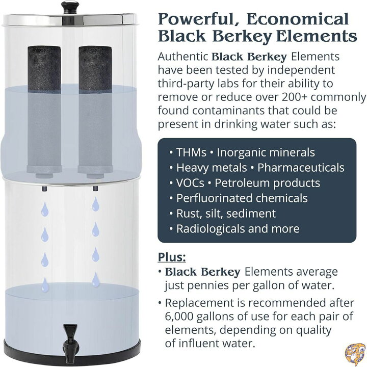 楽天市場】【クーポン配信中】トラベル用 Berkey (バーキー) 大型重力 