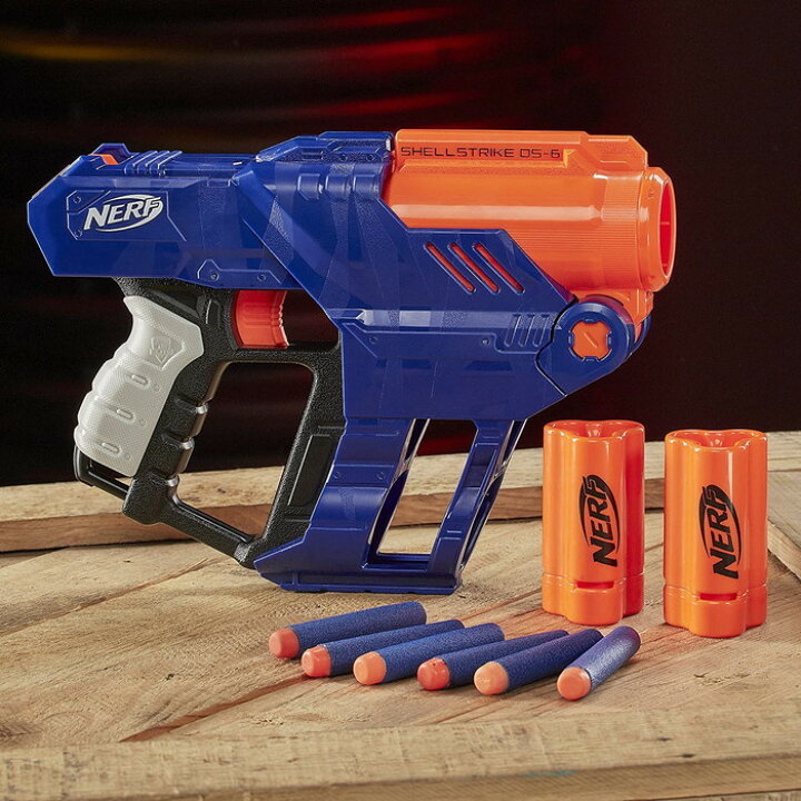 楽天市場】ナーフ エリートシェルストライク NERF SHELLSTRIKE DS6 