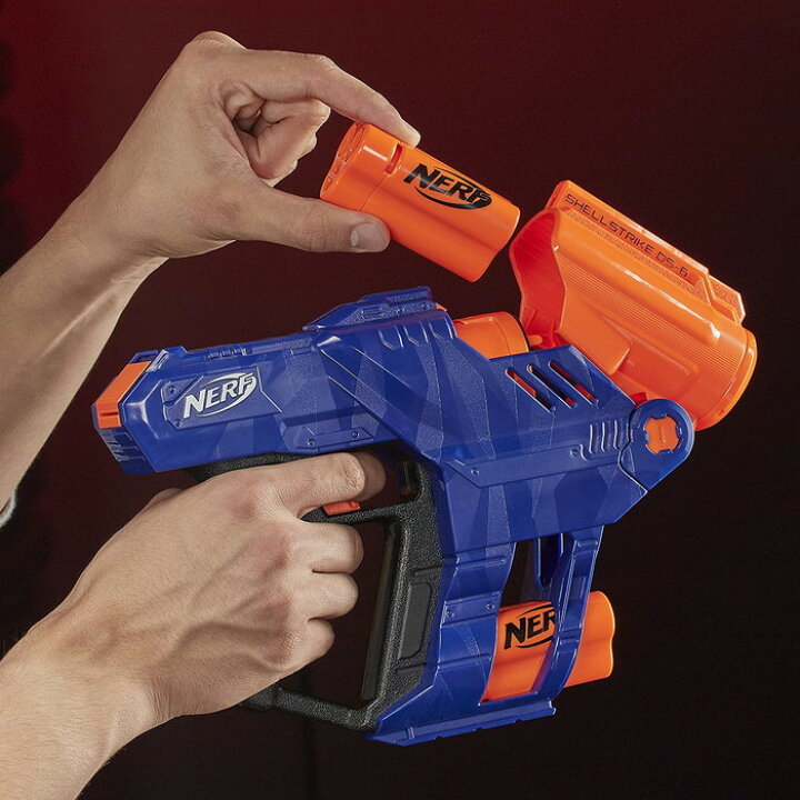 楽天市場】ナーフ エリートシェルストライク NERF SHELLSTRIKE DS6 