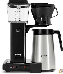 Moccamaster KBT 10-Cup Coffee Brewer with Thermal Carafe, Black by Technivorm