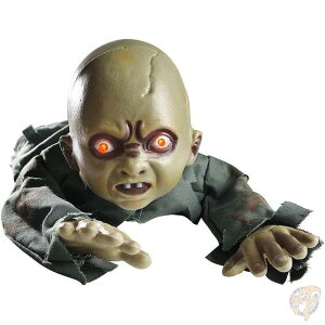 ホラーベイビー 怖い 這い出すソンビベビー ゴースト ベビー 人形 赤ちゃん ハロウィン デコレーション イベント リアル コードレス パーティー イベント インスタ映え アメリカ輸入品