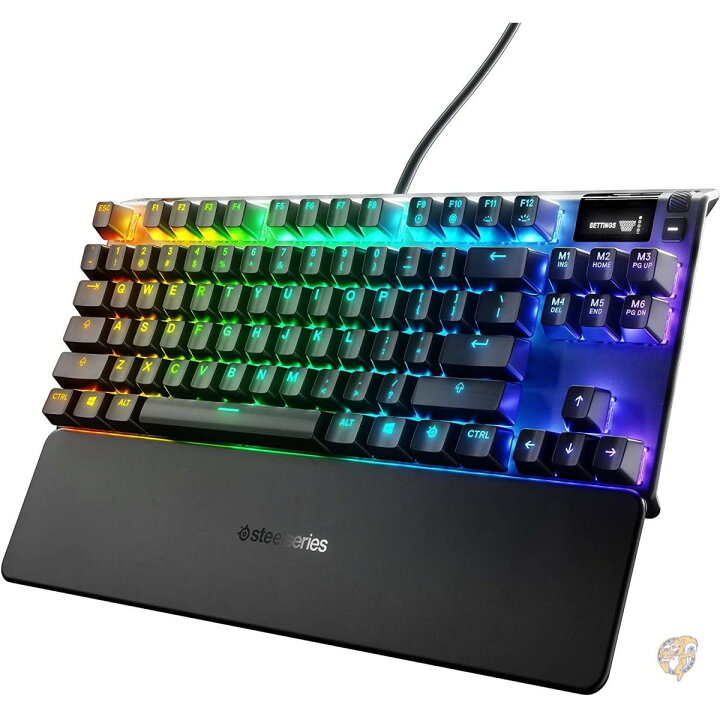 楽天市場】SteelSeries Apex Pro TKL メカニカルゲーミングキーボード 