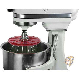 【1000円/555円クーポン配信中】ミキサー泡立て器用ワイパーアクセサリー Whisk Wiper ボウルリフトスタンド レッド KitchenAid キッチンエイド対応