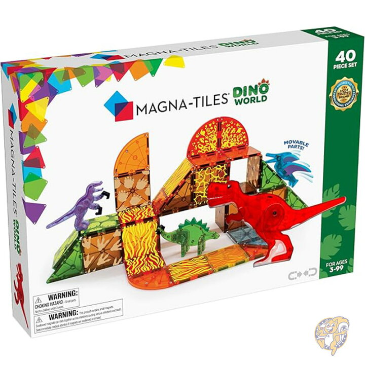 楽天市場】MAGNA-TILES マグナタイル ディノ ワールド 40ピース 