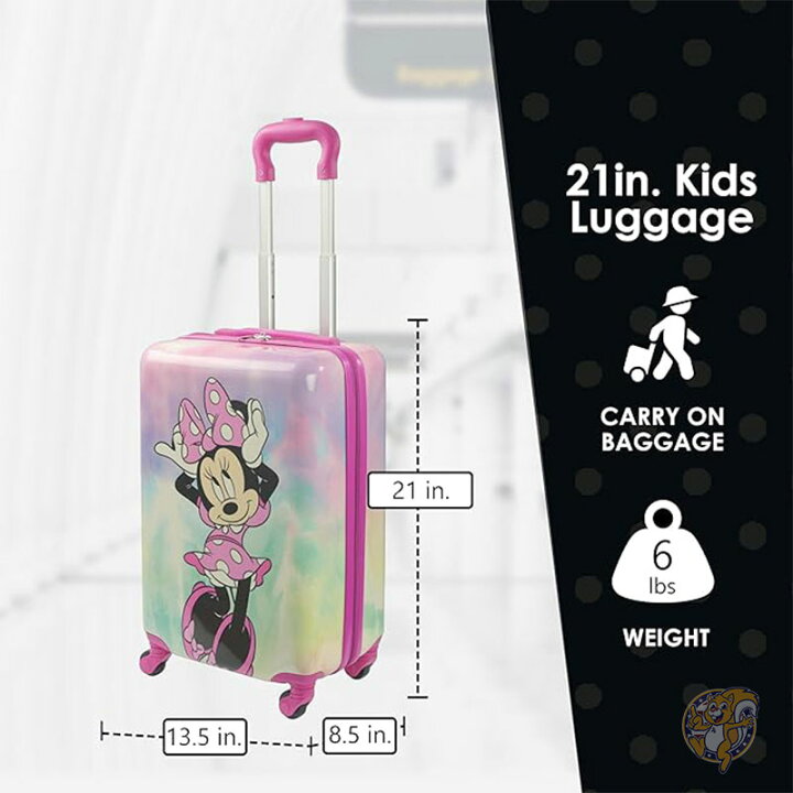 楽天市場】ディズニー ミニーマウス スーツケース 53cm 子供用 機内 