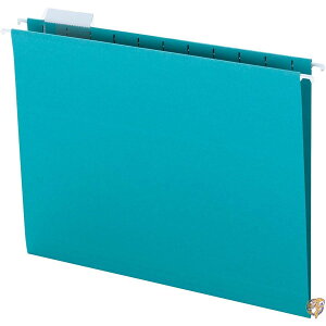 �y�|�C���g3�{!9��10���zHanging File Folders, 1/5 Tab, 11 Point Stock, Letter, Teal, 25/Box ��������