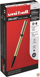 y1000~N[|撅30l4`zDeluxe Roller Ball Stick Waterproof Pen, Black Ink, Fine, Dozen (sAi) 