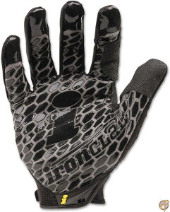y300~N[|zMzBox Handler Gloves, 1 Pair, Black, Large (sAi)