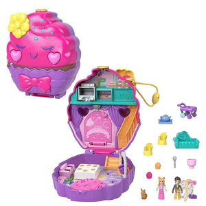 �y�N�[�|���z�M���z�|���[�|�P�b�g Polly Pocket �R���p�N�g�^ �h�[���n�E�X�Z�b�g �T���V���O�X�E�B�[�g�J�b�v�P�[�L HKV31