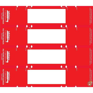 y1000~OFFN[|10/1zFile Pocket Handles, 9-5/8 x 2, Red/White, 48/Pack (sAi)