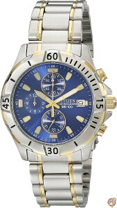 �y�X�[�p�[�Z�[��!�N�[�|���z�M���zCITIZEN �V�`�Y�� AN3394-59L Men's Quartz Chronograph Watch Silver/Gold ��������