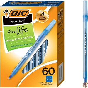 �y�|�C���g2�{!19��-20���zBIC ���E���h�X�e�B�b�N �G�N�X�g�����C�t�{�[���y�� ���� (1.0mm) �u���[ 60�{���� (GSM609-�u���[) 1�p�b�N